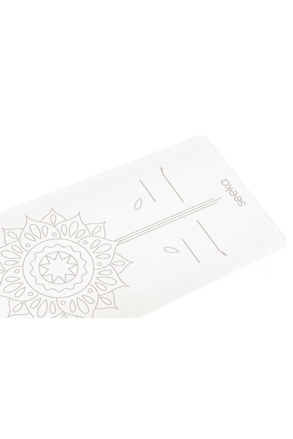 Seeka Yoga-Pro Serisi Sun Yoga Mat - Beyaz-Yoga Matı-3-fleurdirect.live