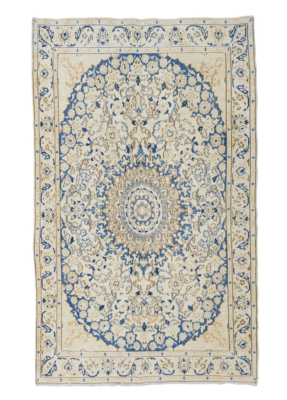 Soho Antiq-Dezful İran Madalyon Desenli El Dokuma Halı 116x190 Cm-Halı-1-fleurdirect.live