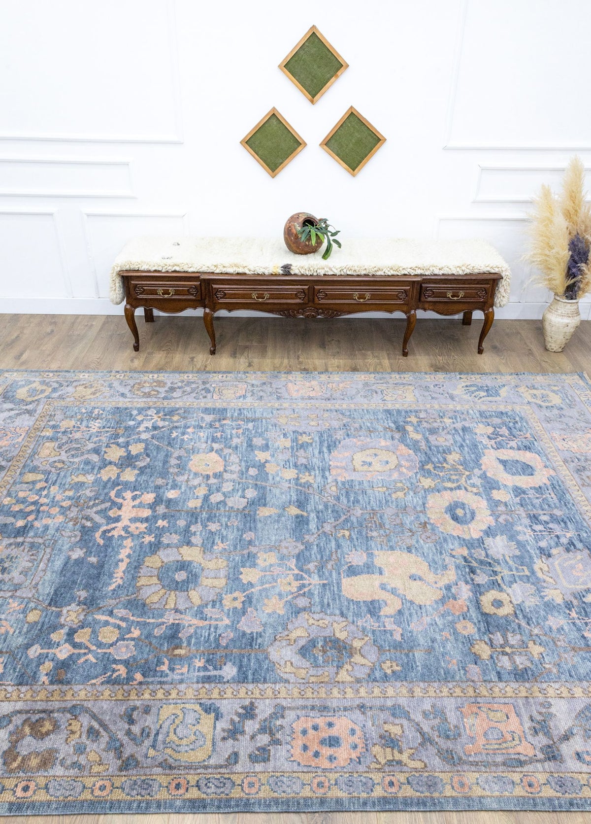 Soho Antiq-Kılcan Modern Desenli El Dokuma Yün Halı 260x352 Cm-Halı-2-fleurdirect.live