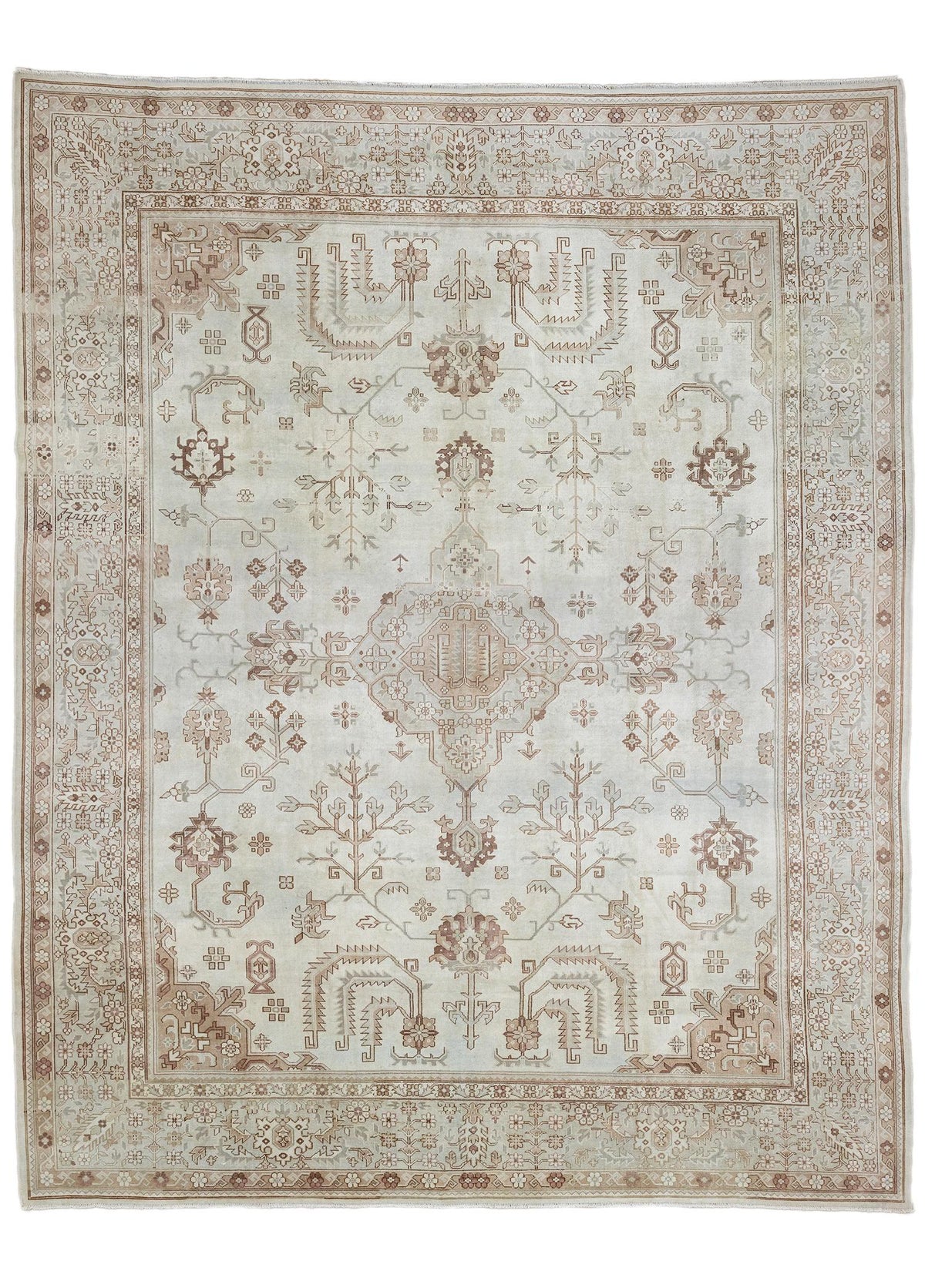 Soho Antiq-Kyadar Oriental Desenli El Dokuma İran Halısı 360x446 Cm-Halı-1-fleurdirect.live