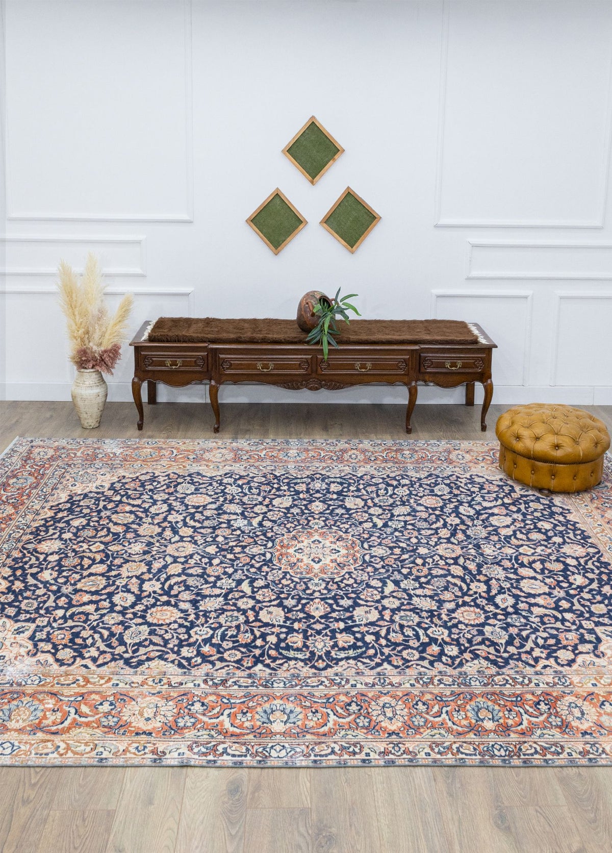 Soho Antiq-Likak Geleneksel İran Desenli El Dokuma Halı 156x360 Cm-Halı-2-fleurdirect.live