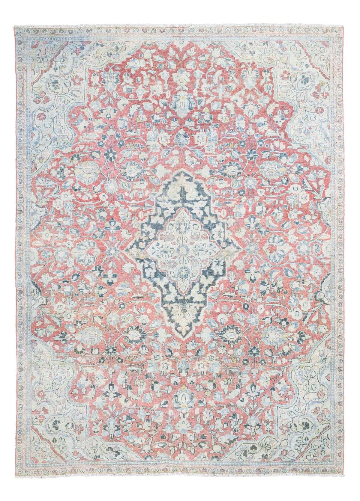 Soho Antiq-Ostan Oriental Desenli Kırmızı İran Halısı 238x334 Cm-Halı-1-fleurdirect.live