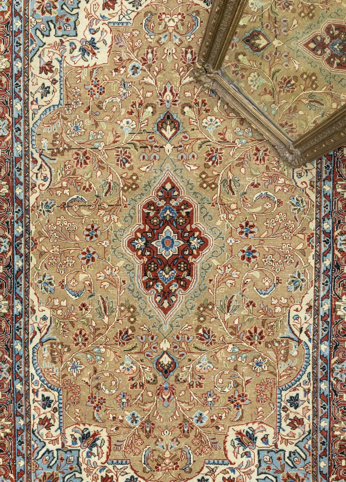 Soho Antiq-Pakdest Etnik çiçek Desenli El Dokuma İran Halısı 131x201 Cm-Halı-3-fleurdirect.live