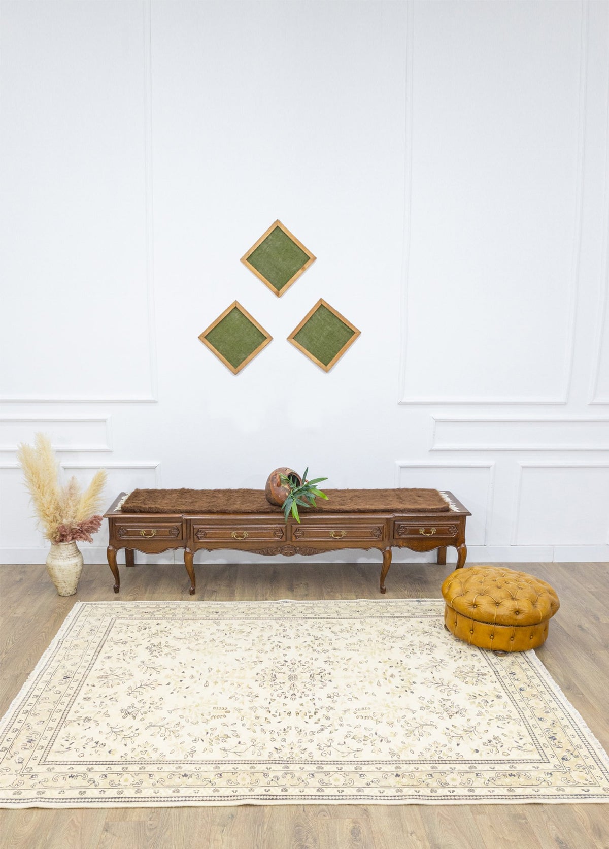 Soho Antiq-Razavi Floral Desenli El Dokuma İran Halısı 183x257 Cm-Halı-2-fleurdirect.live