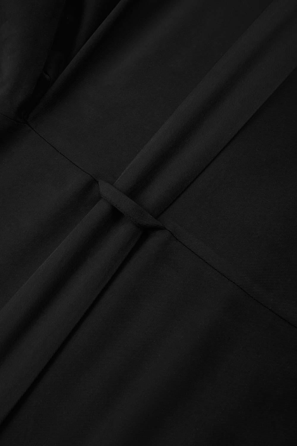 WWF Market-Lemur Kısa Kollu TENCEL™ Kimono - Siyah-Kimono-4-fleurdirect.live