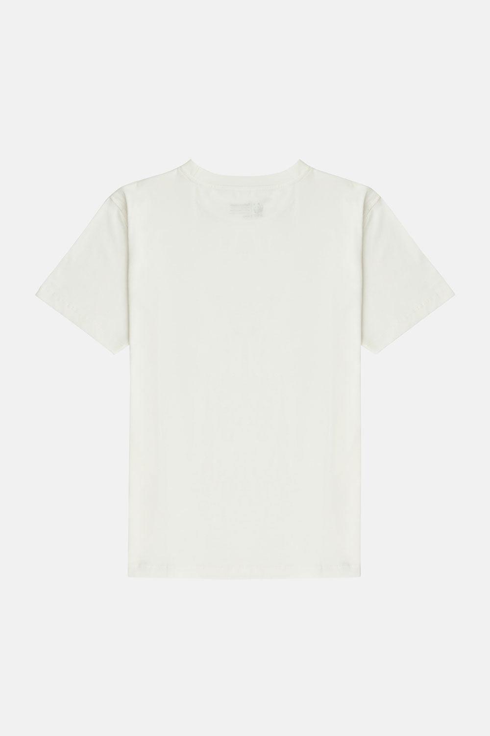 WWF Market-Yeşil Deniz Kaplumbağası T-Shirt - Parşömen Beyaz-T-Shirts-3-fleurdirect.live
