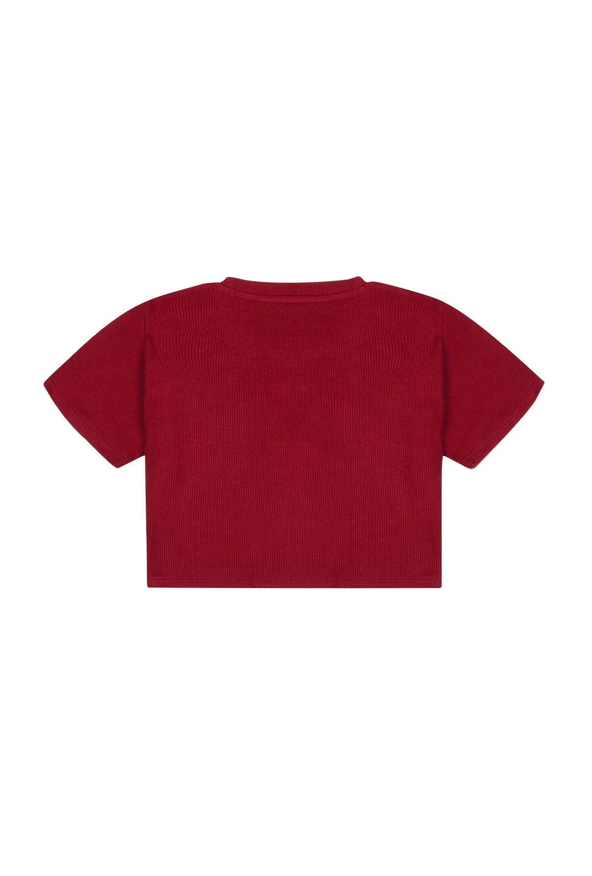 Waffle T-Shirt - Kırmızı