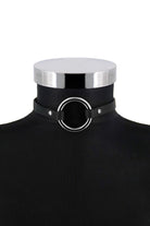 Ring Choker Black Silver - 0
