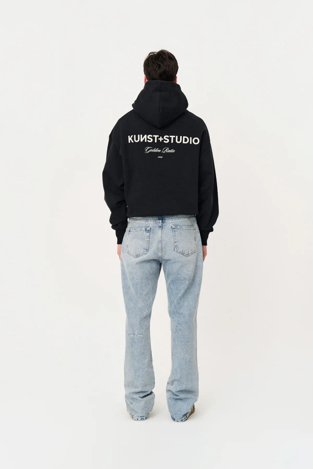 Siyah Oversize Hoodie - 6