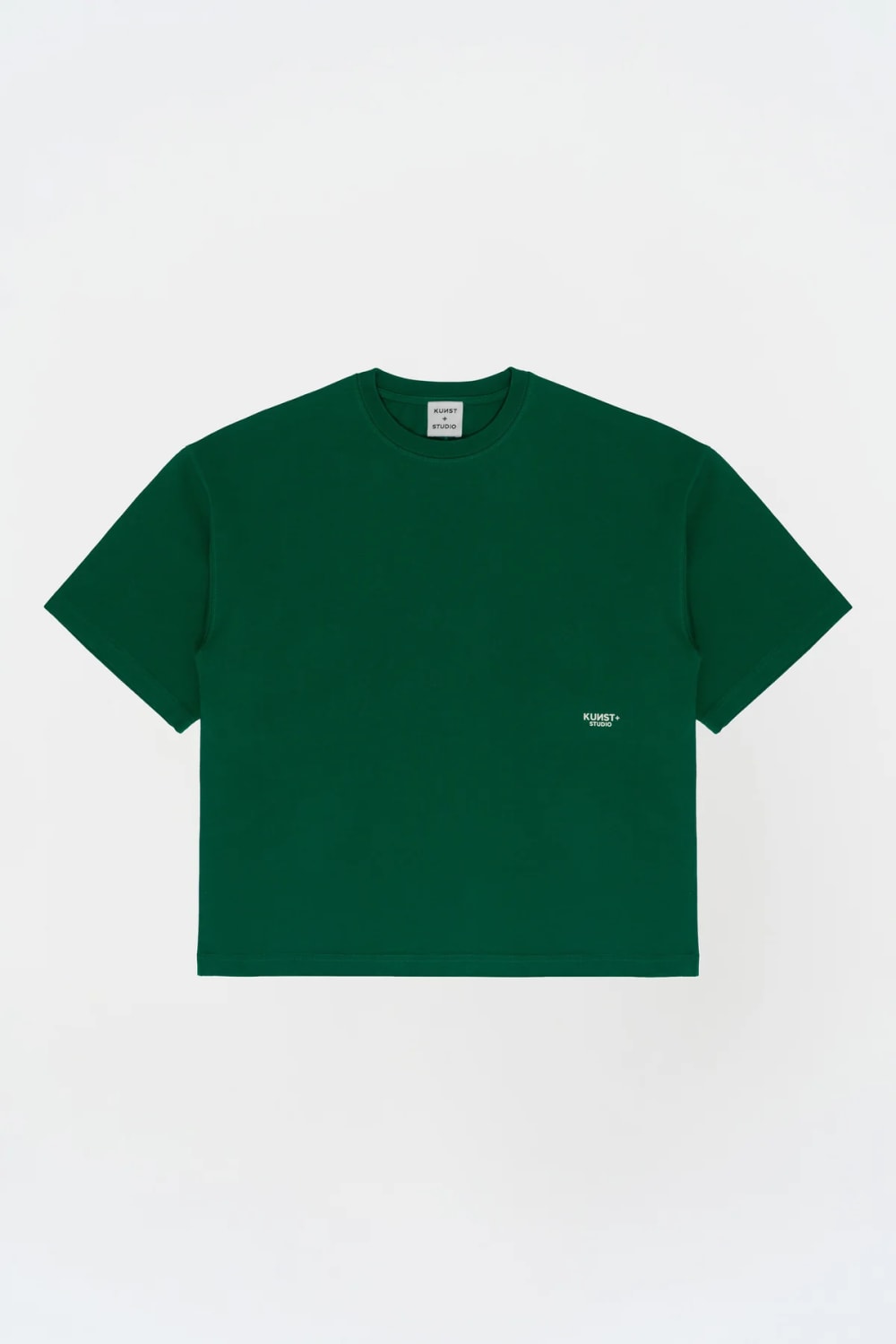 Kısa Kollu Baskılı Box Fit Yeşil T-Shirt - 2