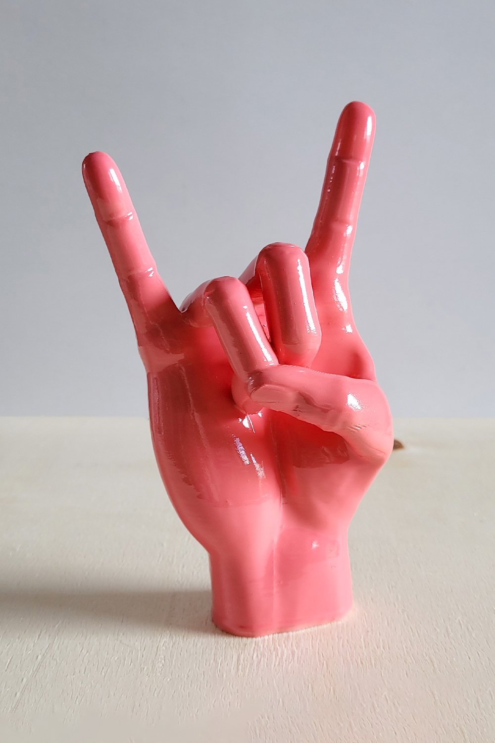 Rock El Figürü | Pembe - 2