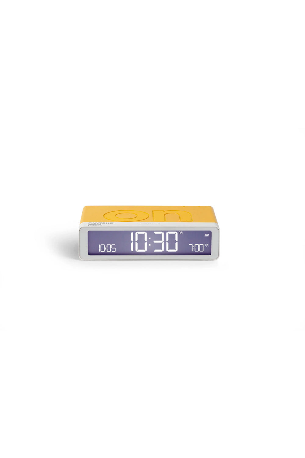 X Pantone Flip Klasik şarj Edilebilir Alarm Saat Sarı - 0