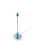 Steli Bell Led Masa Lambası Açık Mavi - 4