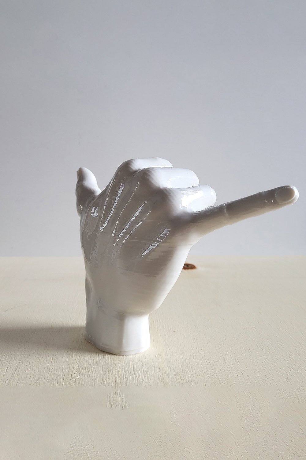 Shaka El Figürü | Beyaz - 3