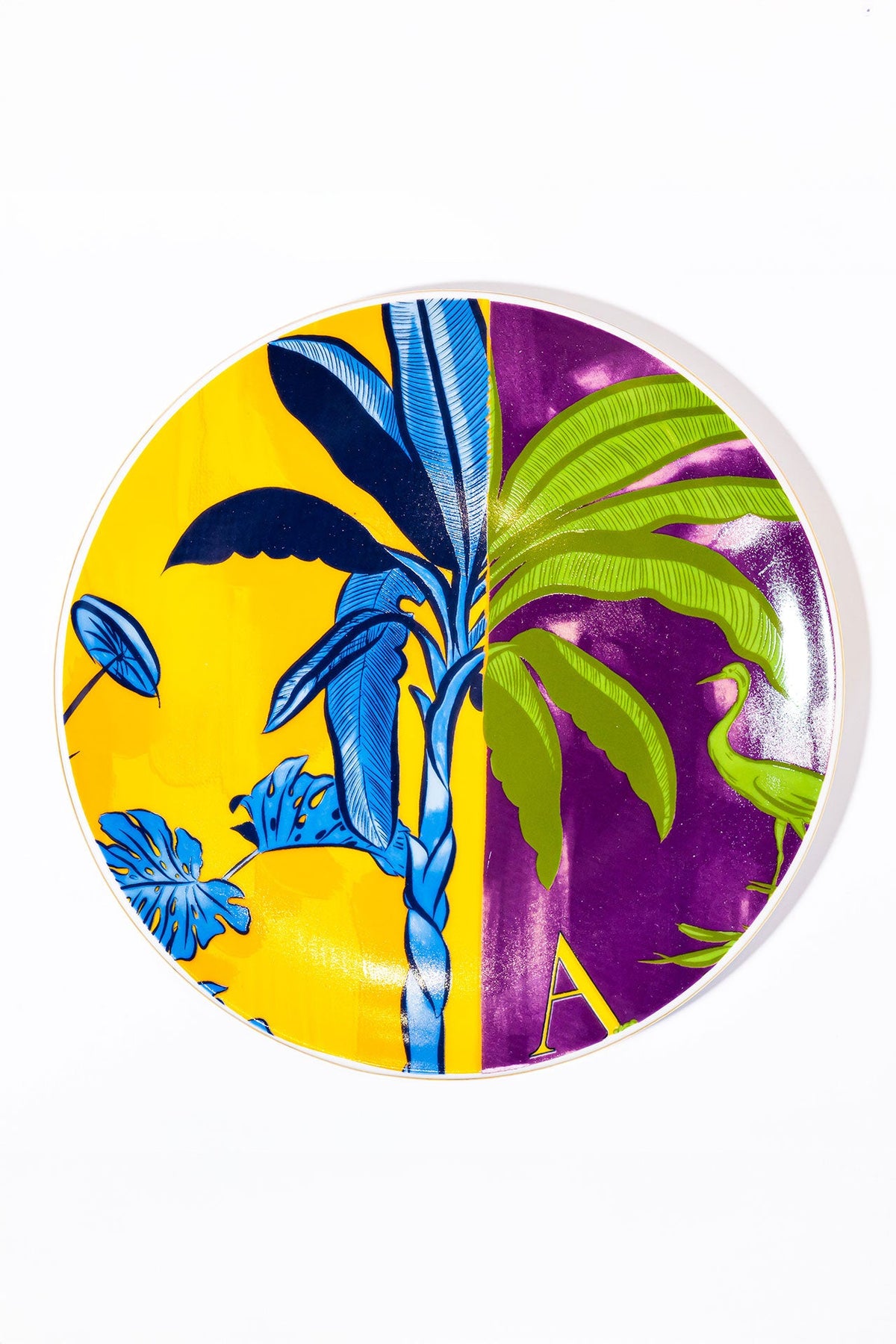 Signature Yellow & Purple Pasta Tabağı (2'Li Set) - 1