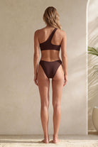Terra One Shoulder Earth Brown Bikini - 2