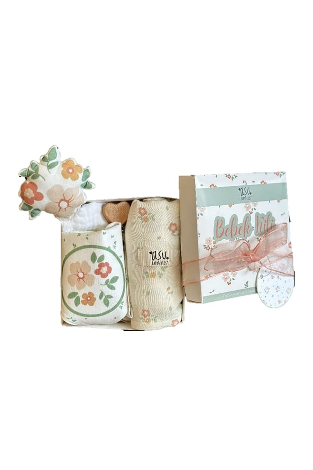 Romantic Organik Pamuk Hediye Bebek Kiti - 7