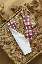 Vintage Bear Bordo Organik Pamuk Hediye Bebek Kiti - 8
