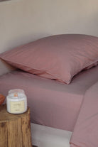 Cotta Old Rose Çift Kişilik Çarşaf 260x240 Cm - 0