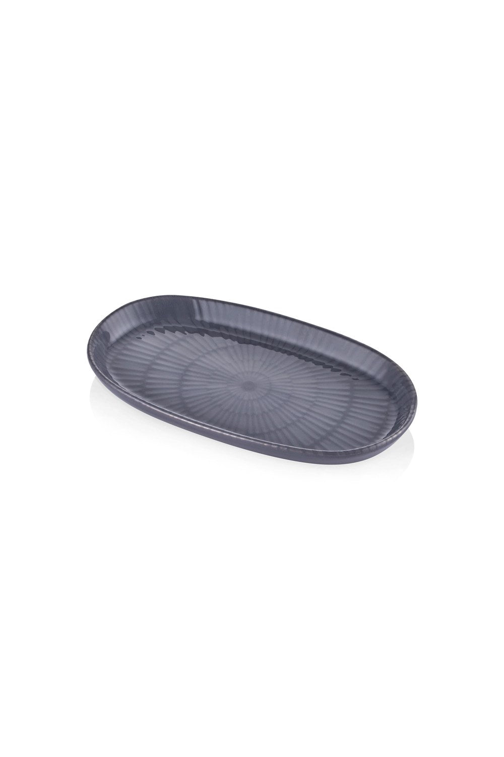 Noon Oval Servis Tabağı 2'li, Gri, 26 Cm - 3