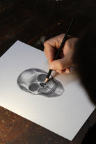 Skull Makrome Bileklik, Gümüş - 2