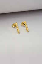 Halat Zincir Küpe, Gold - 2