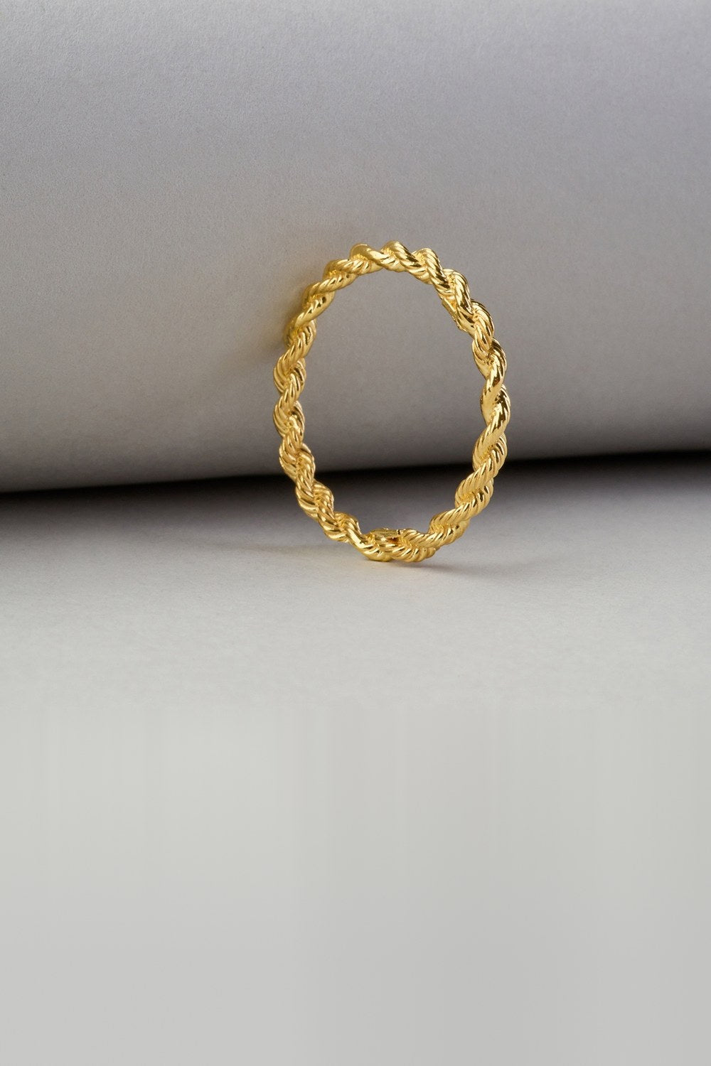 Halat Zincir Yüzük, Gold - 2