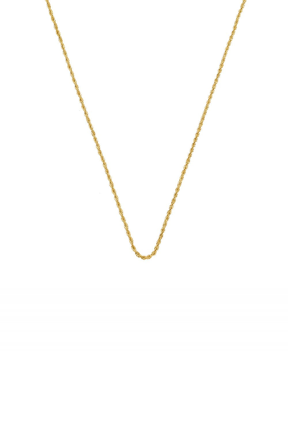 Halat Zincir Kolye, Gold - 0
