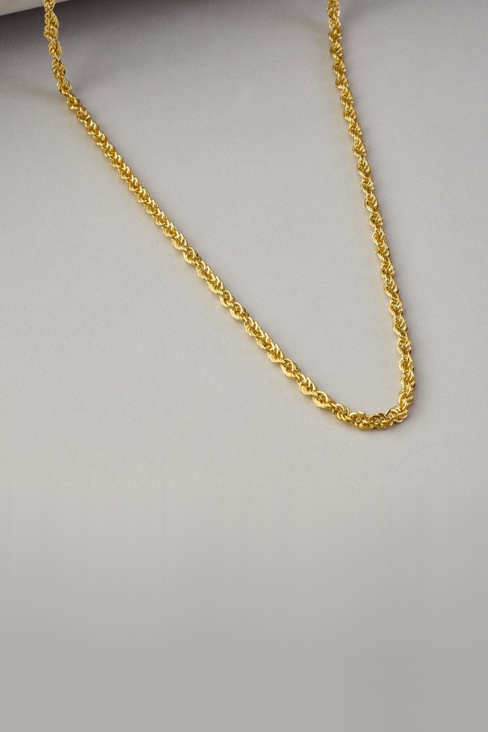 Halat Zincir Kolye, Gold - 2