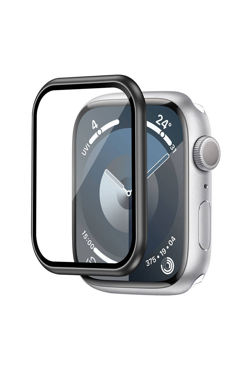 Kolay Uygulamalı Temperli Cam Ekran Koruyucu — Apple Watch 41 Mm - 0