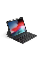 Ipad Uyumlu Gizli Kalem Bölmeli Klavyeli Kılıf - 2