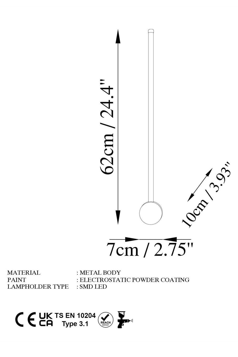 Marigolda 13483 Led Aplik Duvar Aydınlatma - 8