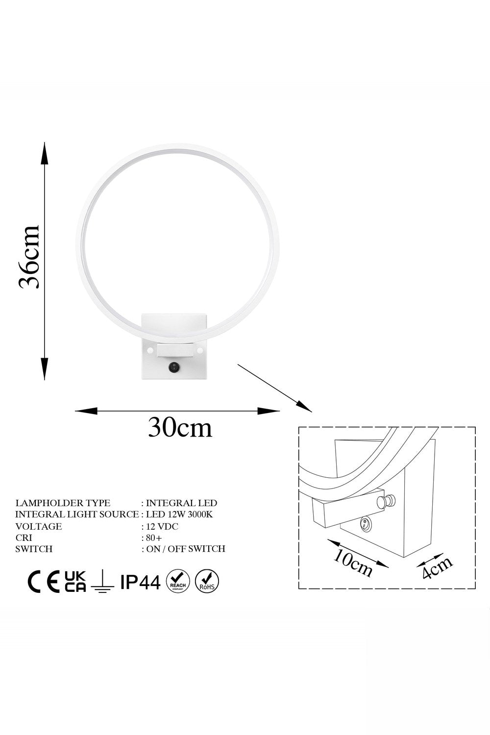 Irisara 13310 Led Aplik Duvar Aydınlatma - 7