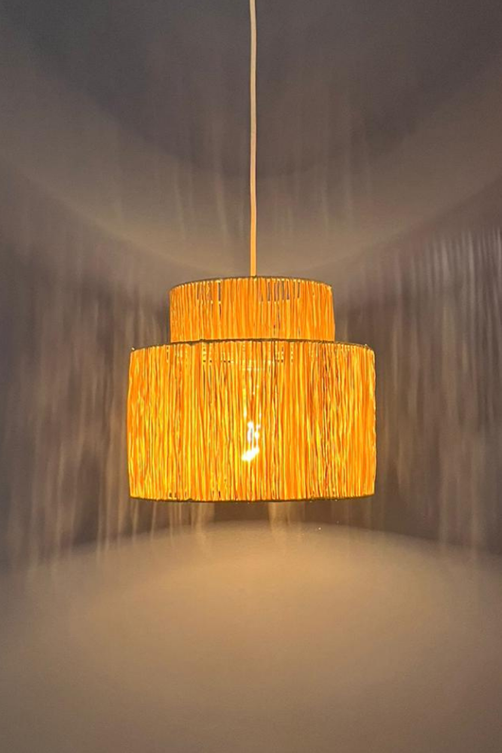 Raffia İp Sarkıt Avize - 0