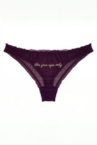 For Your Eyes Only String Külot - 0