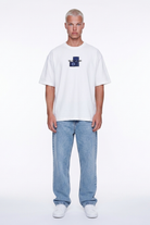 Erkek Ffb Patch Oversize T-Shirt Ekru - 1