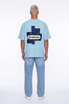 Erkek Ffb Patch Oversize T-Shirt Bebe Mavi - 0