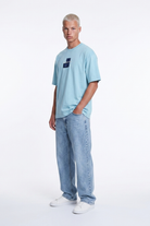 Erkek Ffb Patch Oversize T-Shirt Bebe Mavi - 2