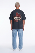 Erkek Ffb Patch Oversize T-Shirt Füme - 0