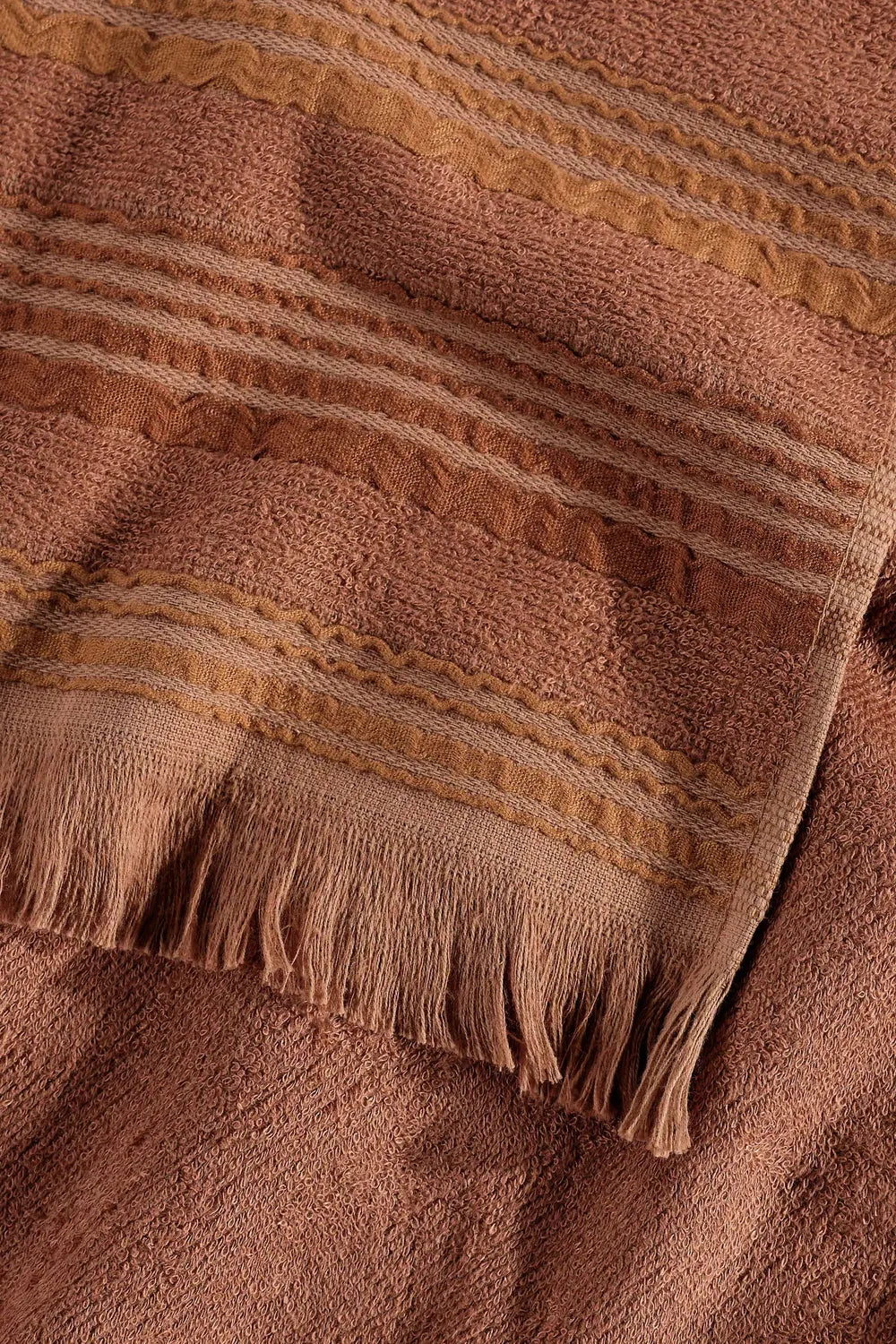 New Derin Bambu Yüz Havlusu 50x90 Cm Cinnamon Ash - 1