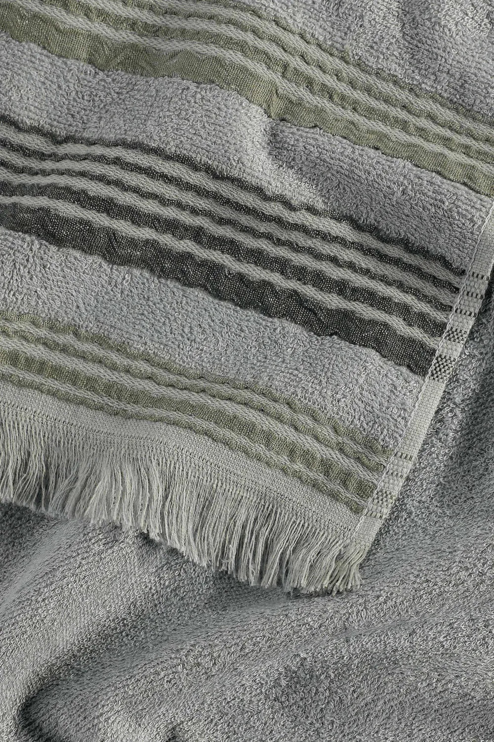 New Derin Bambu Banyo Havlusu, Moss, 80 X 150 Cm - 0