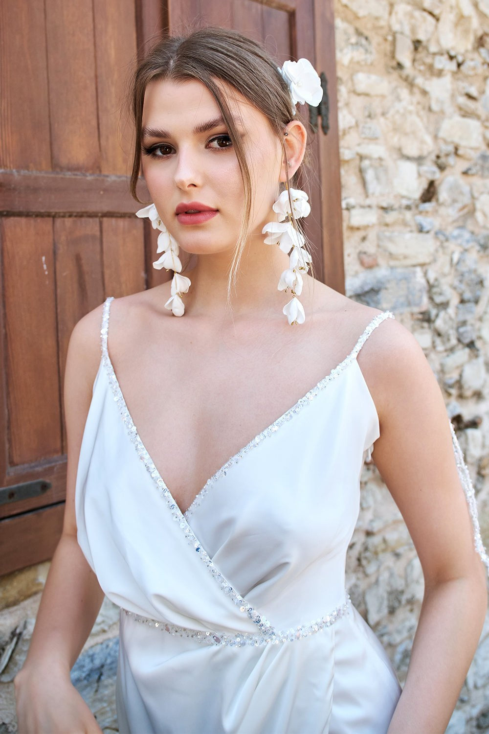 Anvelop Kesim İpek Saten Elbise Elly - 3