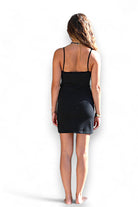 Siyah Mini Elbise - 3