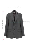 Boxy Blazer Gri - 4
