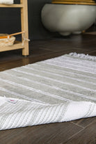Martil 2’Li Takım Banyo Paspası %100 Pamuk 40x60 + 60x90 Gri - 4