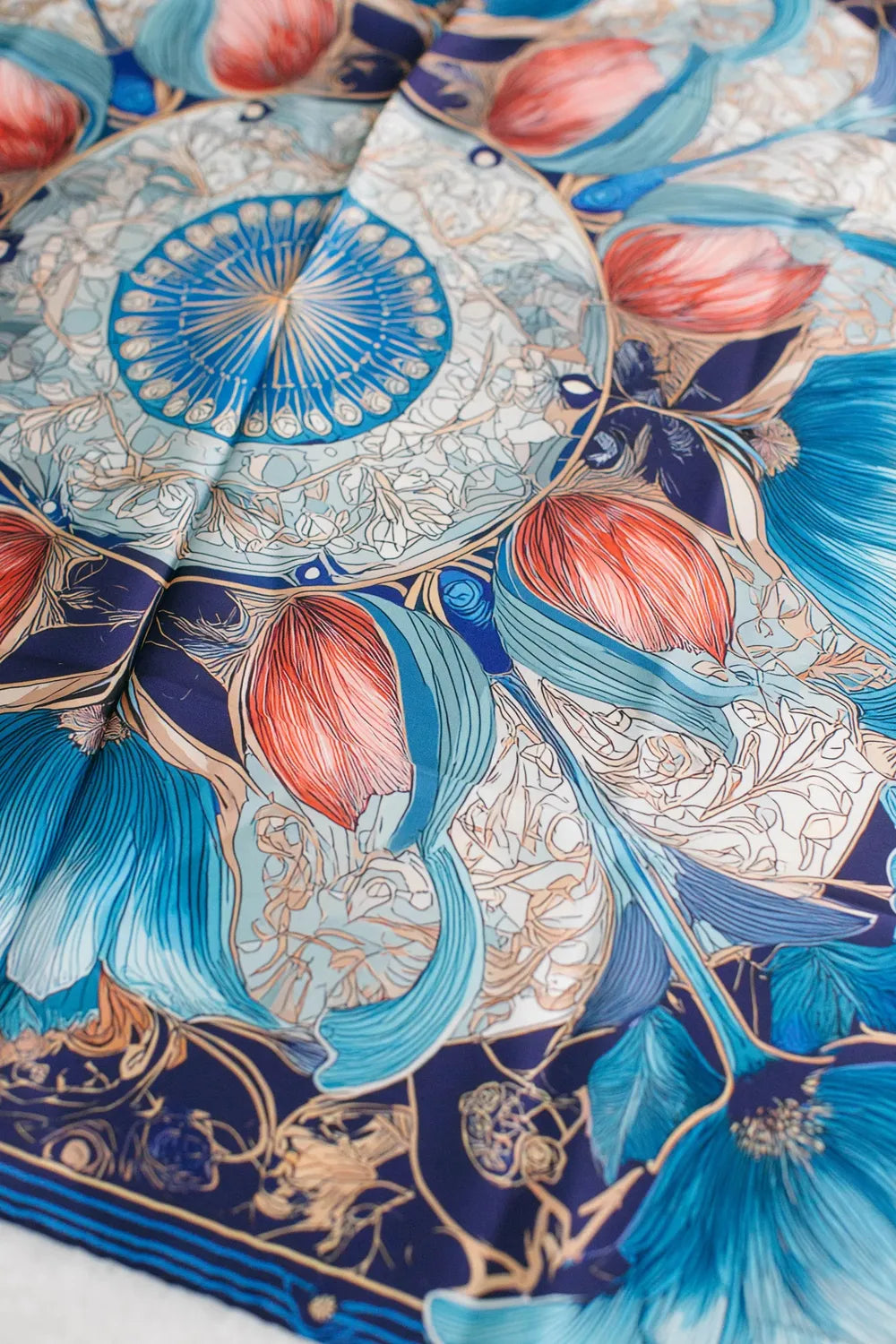 Rêve Ceruleén İpek Fular - 2