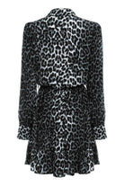 Leopar Fırfırlı Mini Elbise - 6