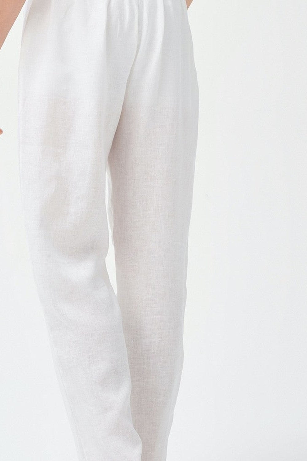 Rem Linen Pants White - 3