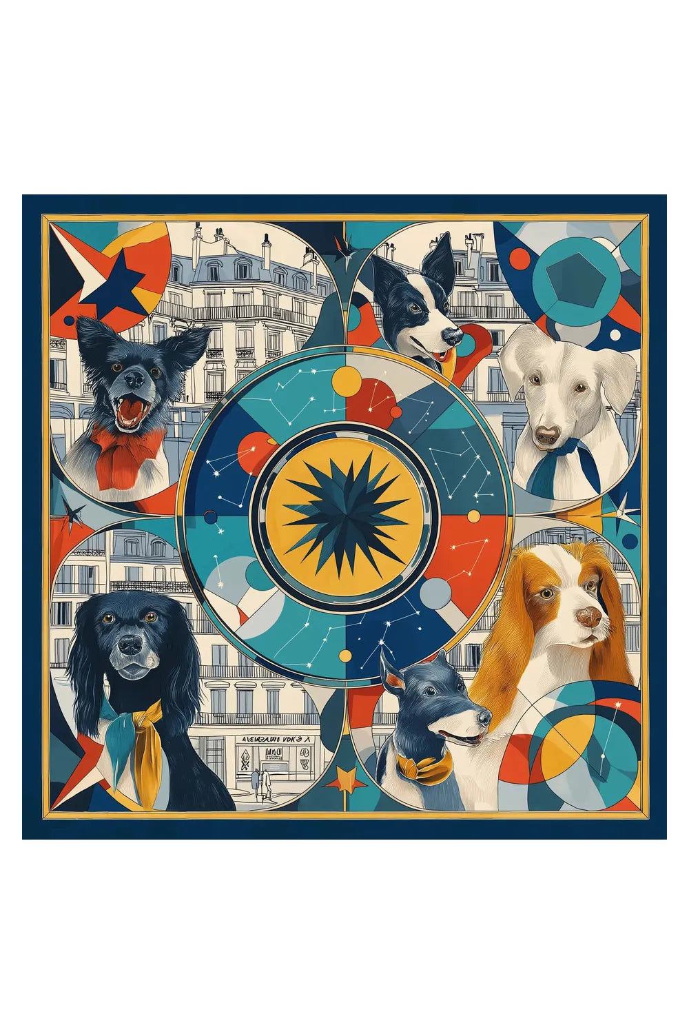 Le Cirque Des Chiens İpek Fular - 0