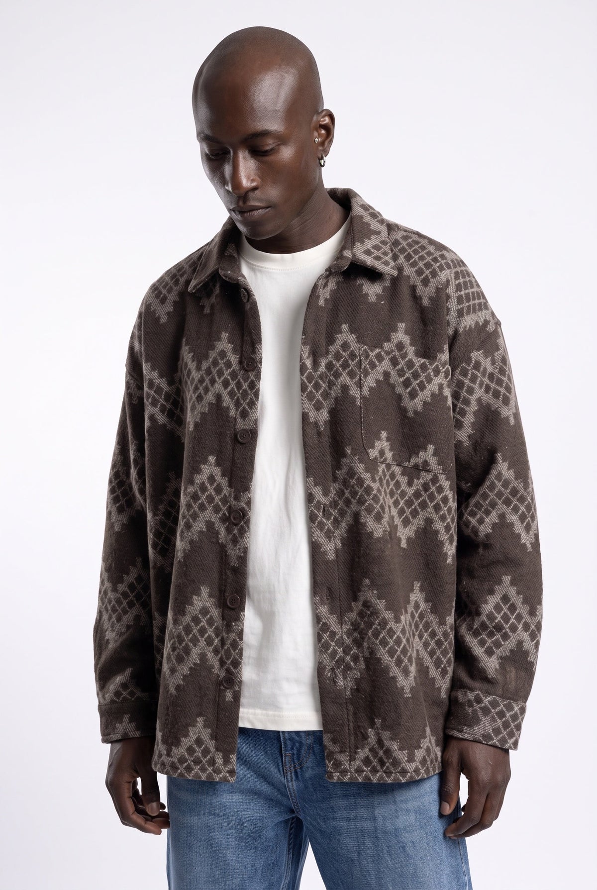 Oversize Flanel Oduncu Gömlek